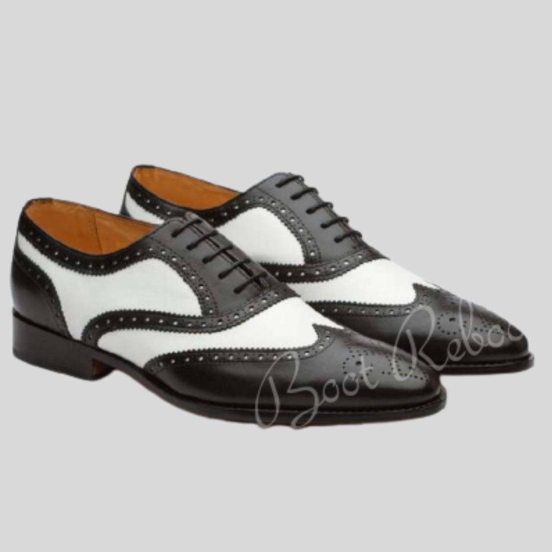 Leather Spectators Shoes